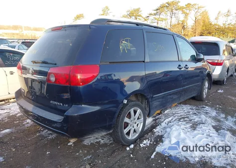 2007 Toyota Sienna Le z USA, uszkodzony, nr VIN 5TDZK23C97S008866